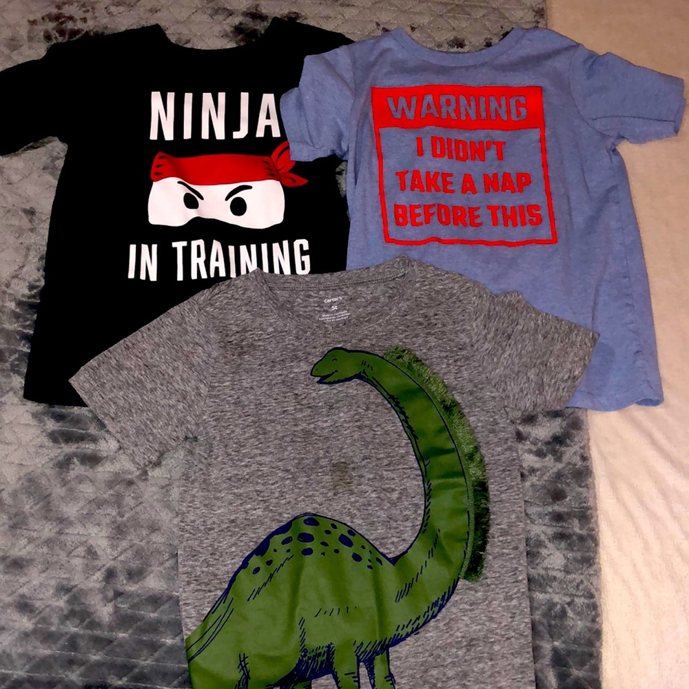 Boys short sleeved shirt lot of 3 size 5t